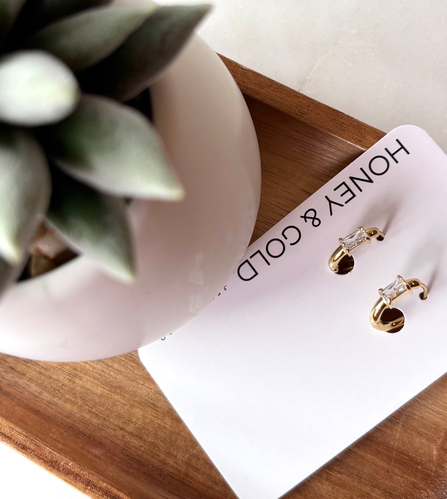 HARLOW - Zirconia Hoops