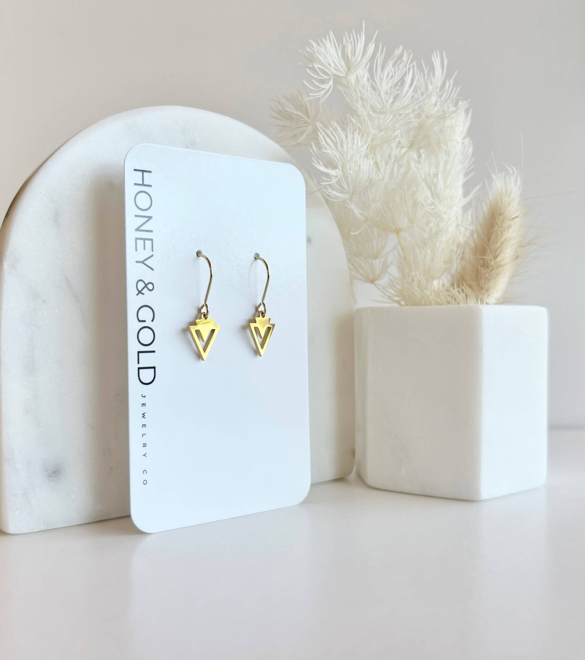 CATALYST: Gold-Tone Geometric Earring