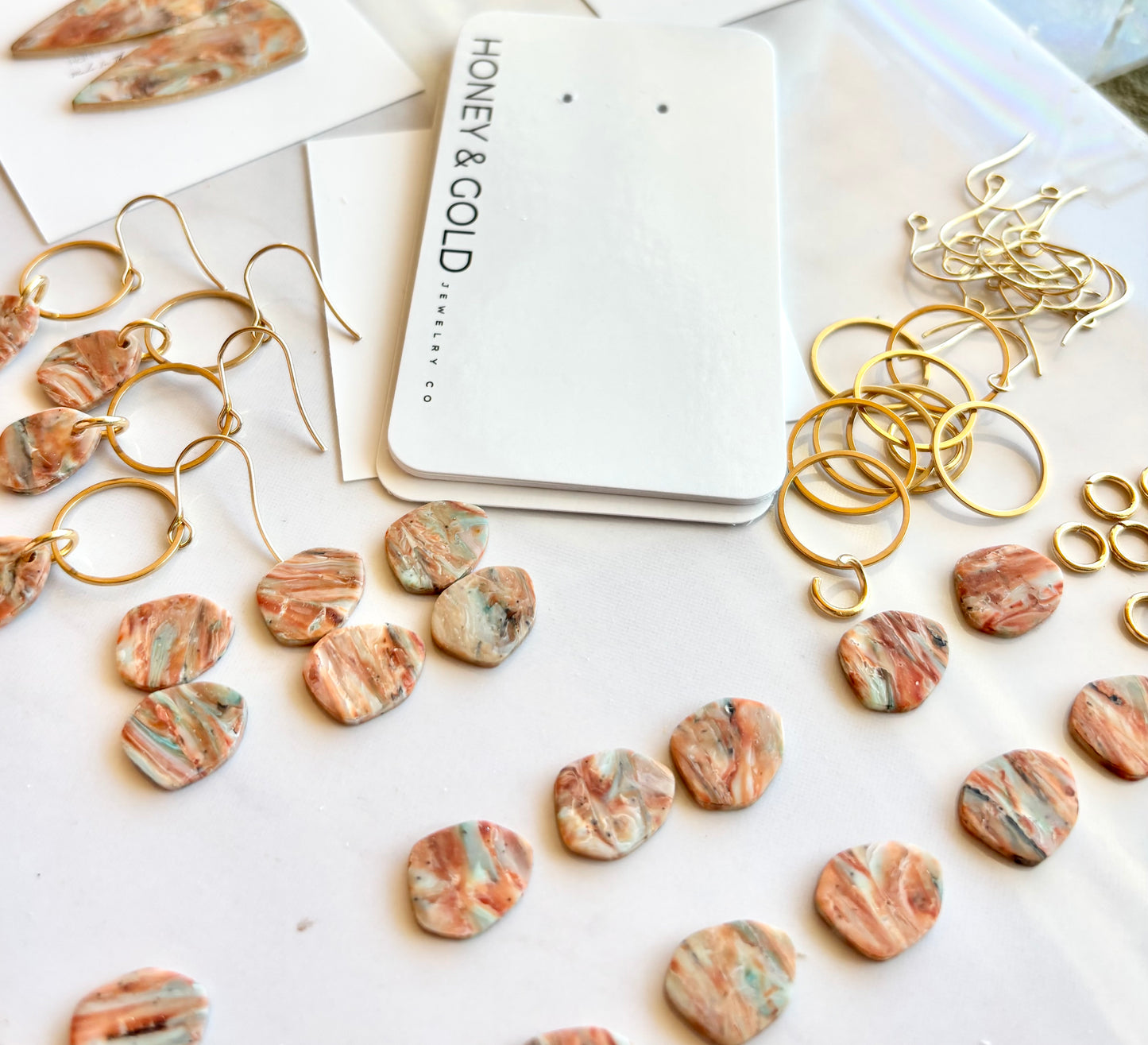 PEBBLE BEACH - Stone inspired earrings