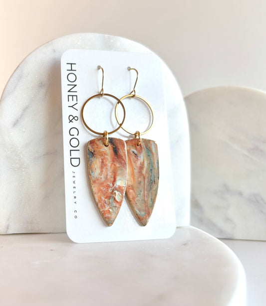 SIENNA LUXE - stone inspired earring