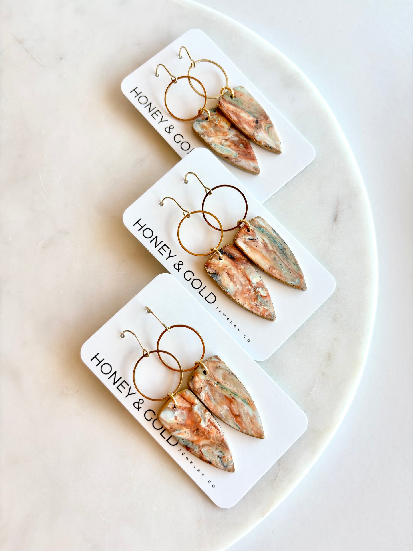 SIENNA LUXE - stone inspired earring