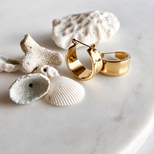 COAST - Chunky Band Hoop Earrings
